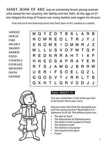 Activity Book The Saints