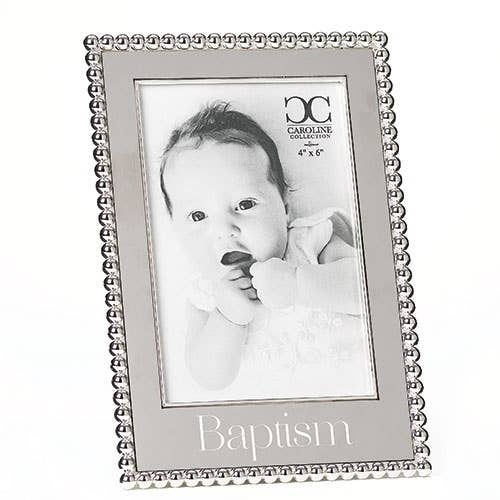 Roman - 8"H Baptism Frame 4X6 Caroline Collection