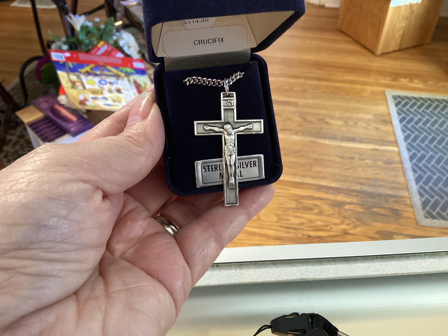 Crucifix necklace