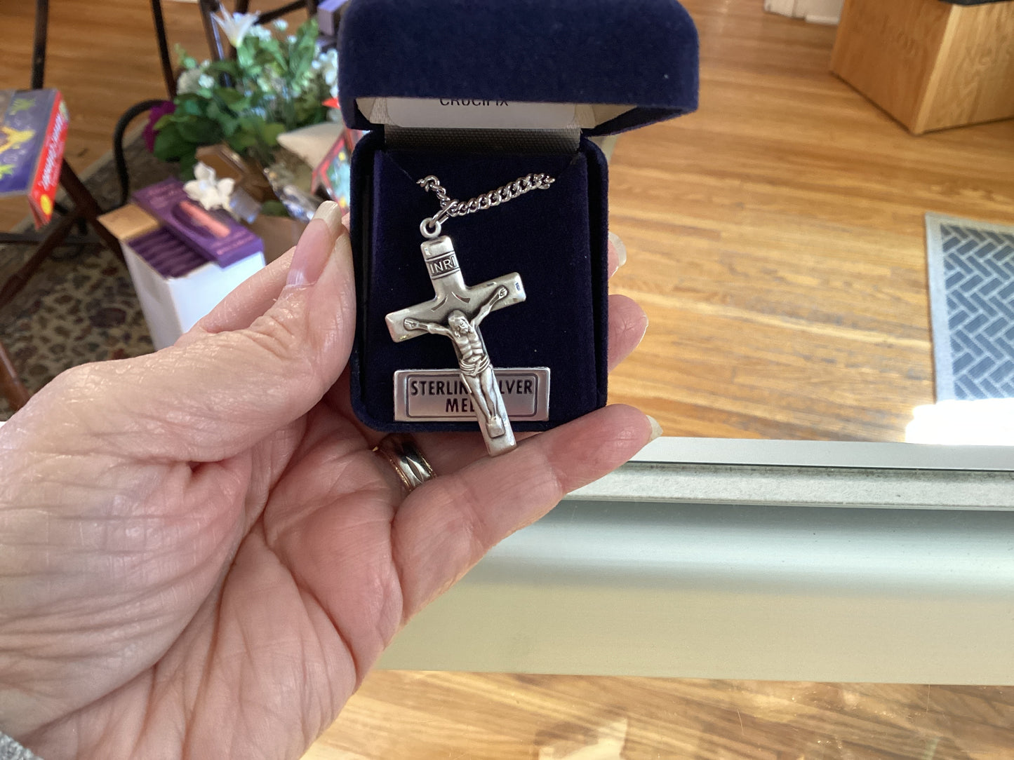 Sterling Silver Crucifix Necklace