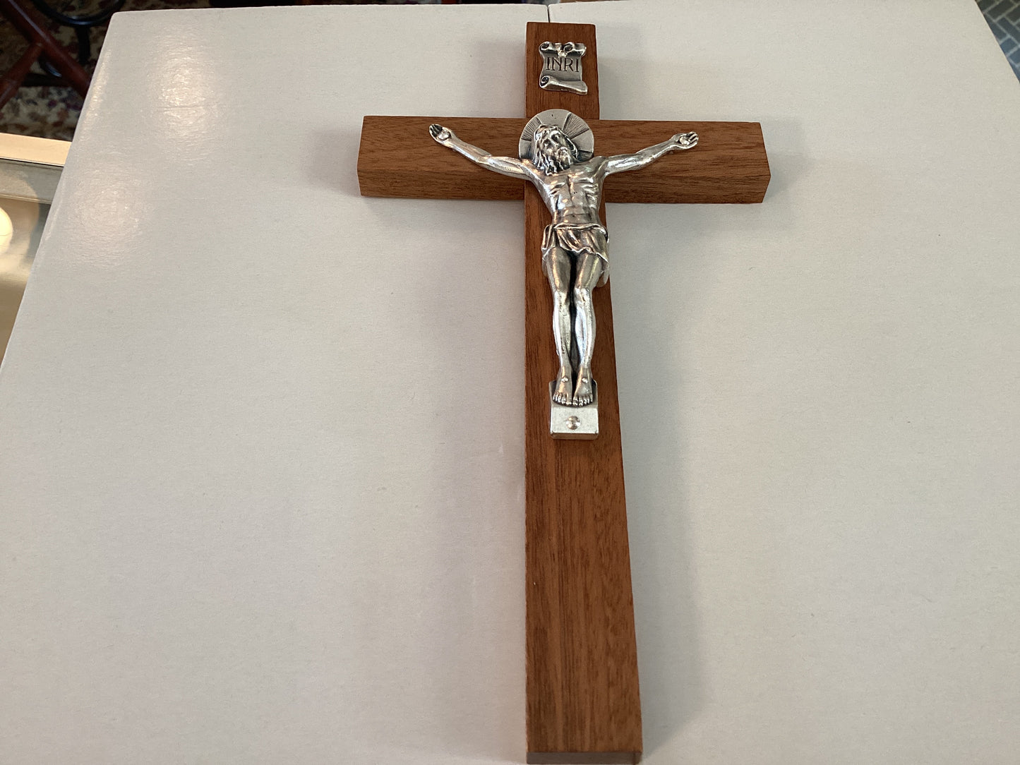 8” Wooden Wall Crucifix