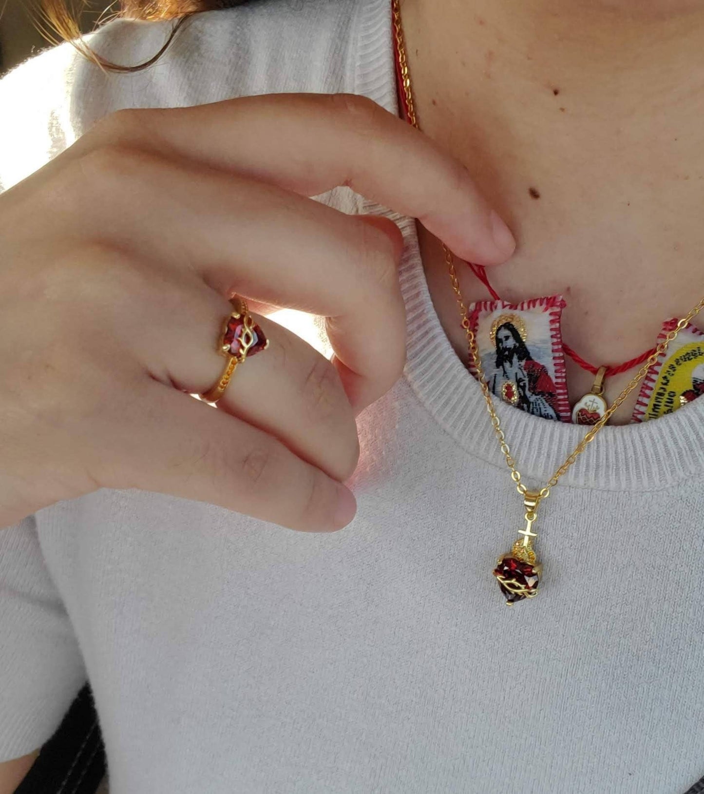 Saints of Heart - Sacred heart ring