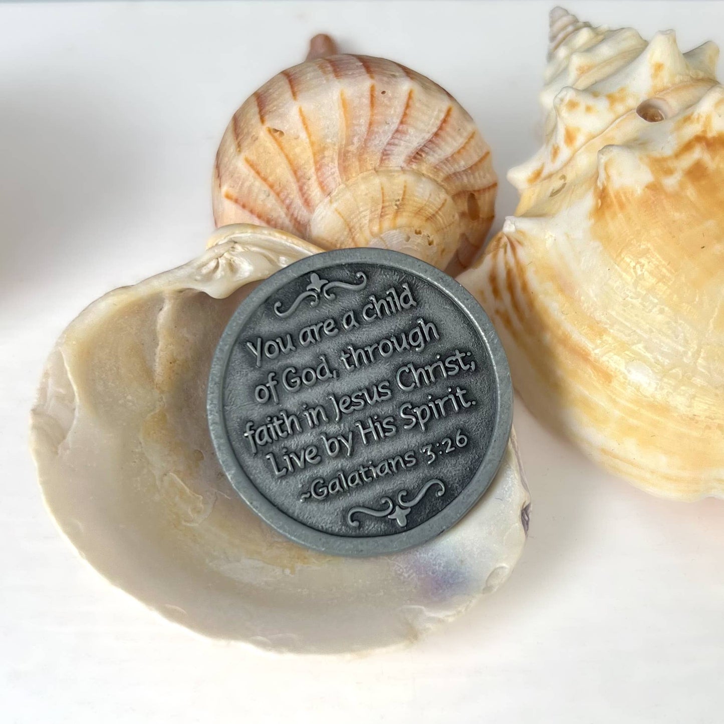 Abbey & CA Gift - Child of God Dove Glitter Token