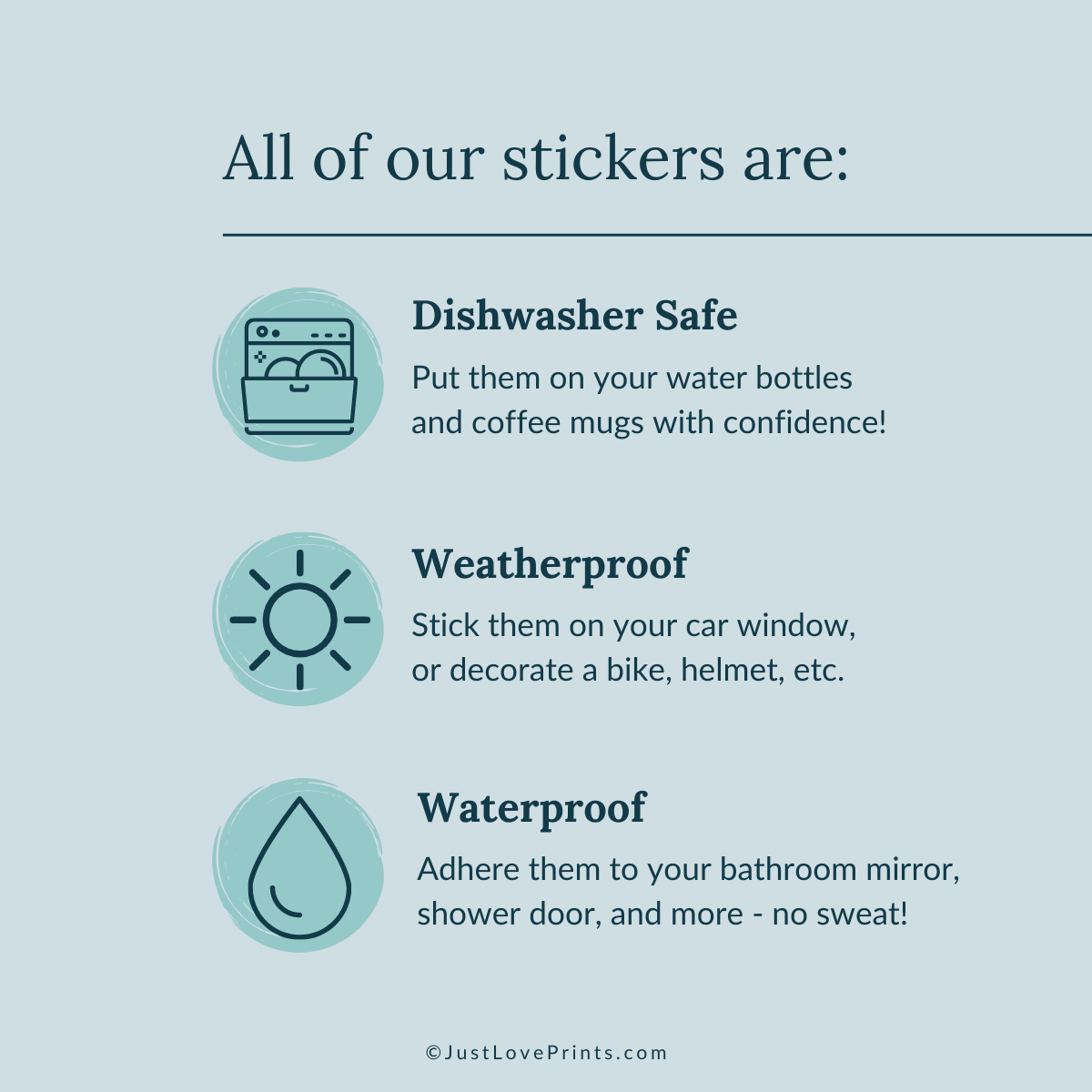 Just Love Prints - Made for Greatness Vinyl Sticker