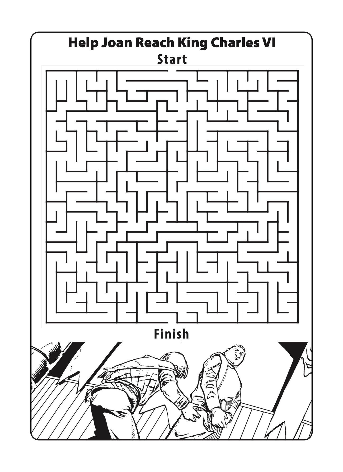 Voyage Comics & Publishing - Mission of Joan of Arc Coloring & Activities Book