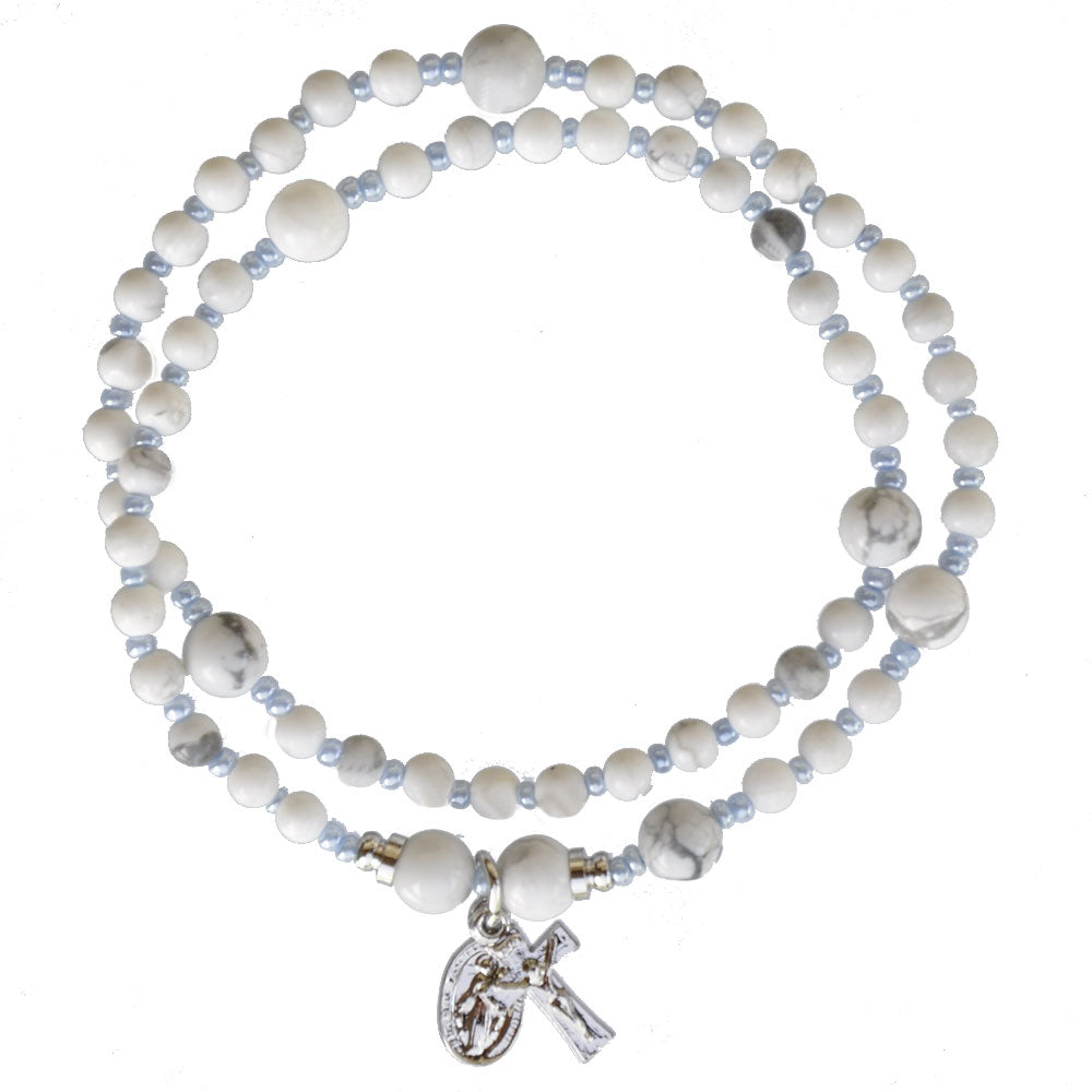 Gemstone Rosary Bracelet