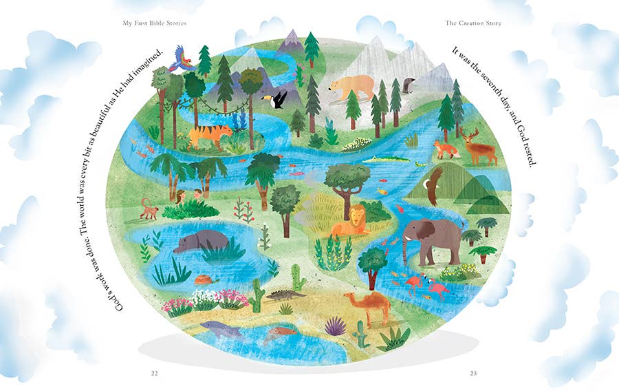 Cottage Door Press - My First Bible Stories Padded Treasury Keepsake Book