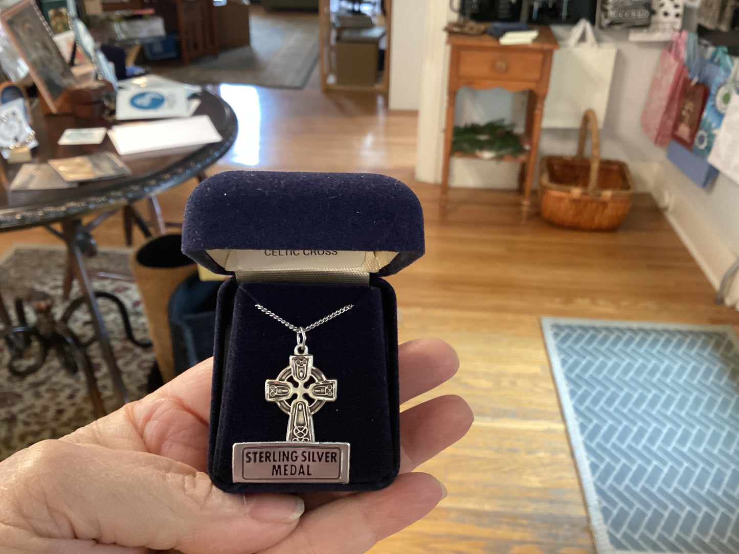 Sterling Silver Celtic cross Necklace