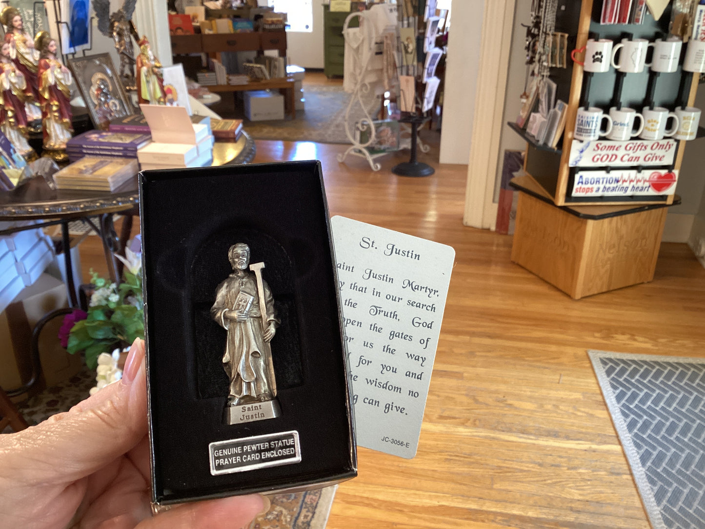 Small Pewter Statues