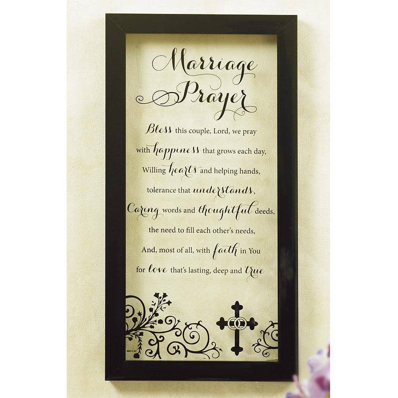 Abbey + CA Gift - Marriage Prayer Wall Plaque