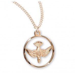 Holy Spirit Open Circle necklace