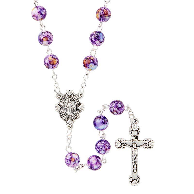 Purple, Campania Rosary - Lavendar