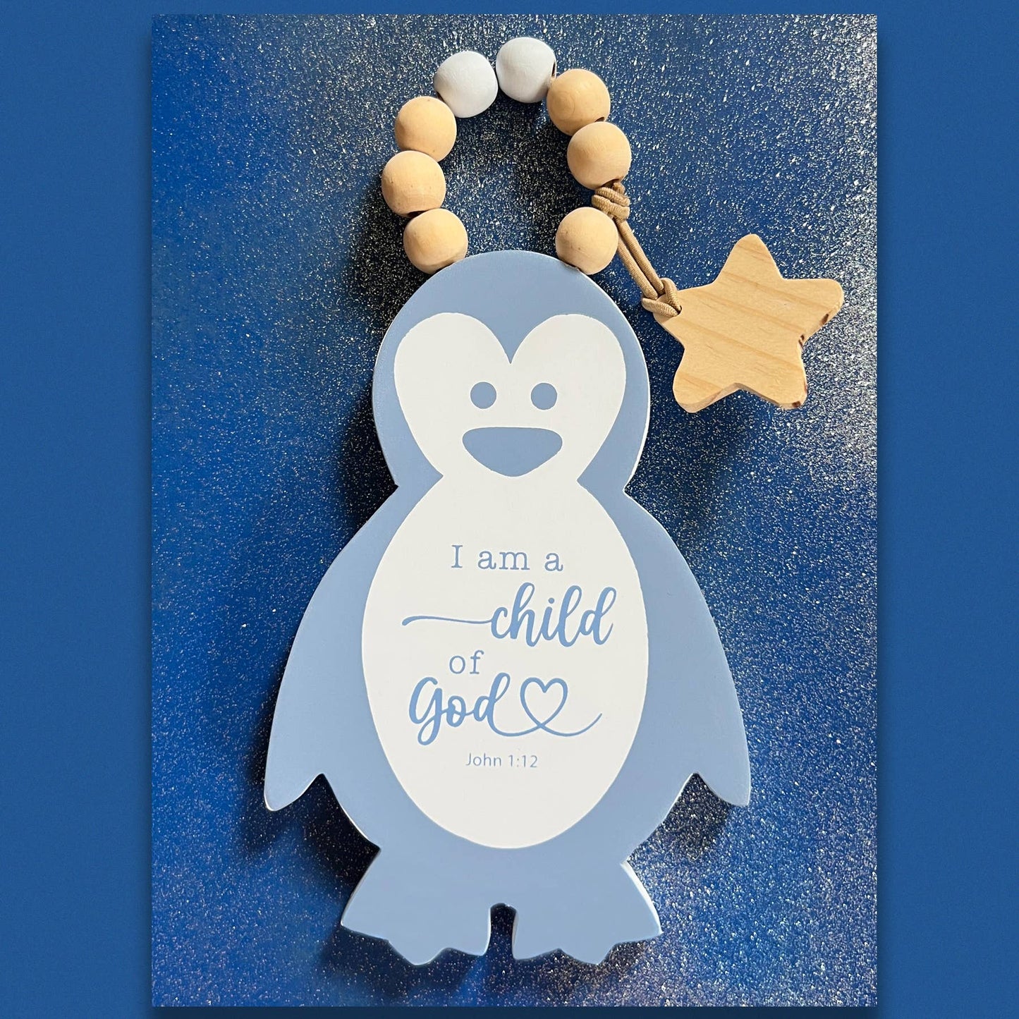 Abbey & CA Gift - Penguin Nap Time Door Knob Hanger