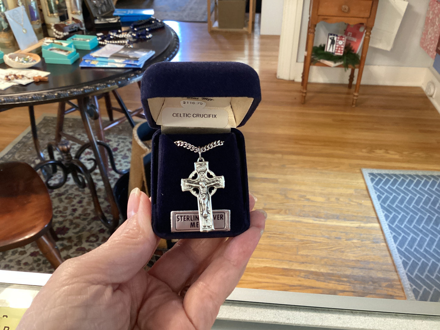 Sterling Silver Celtic Crucifix