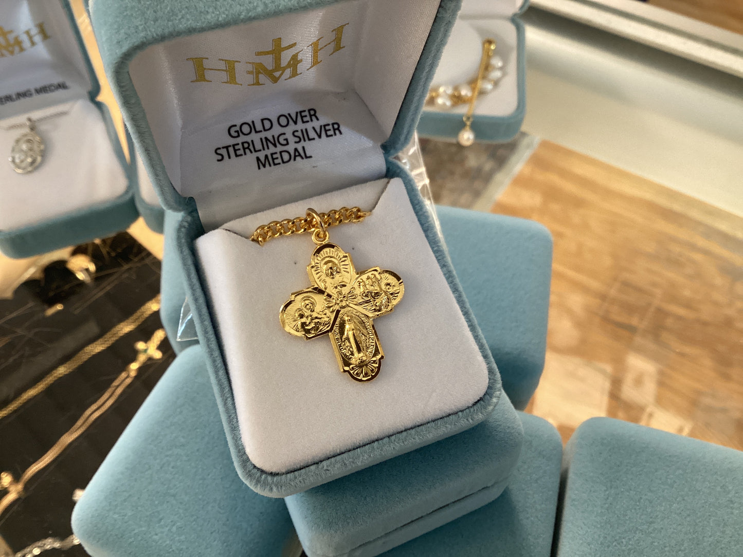 Sterling Silver 4-way W/ Holy Spirit