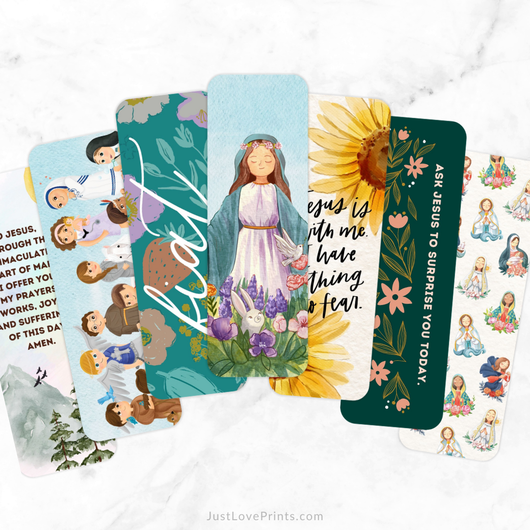 Just Love Prints - Kid Saint Bookmark