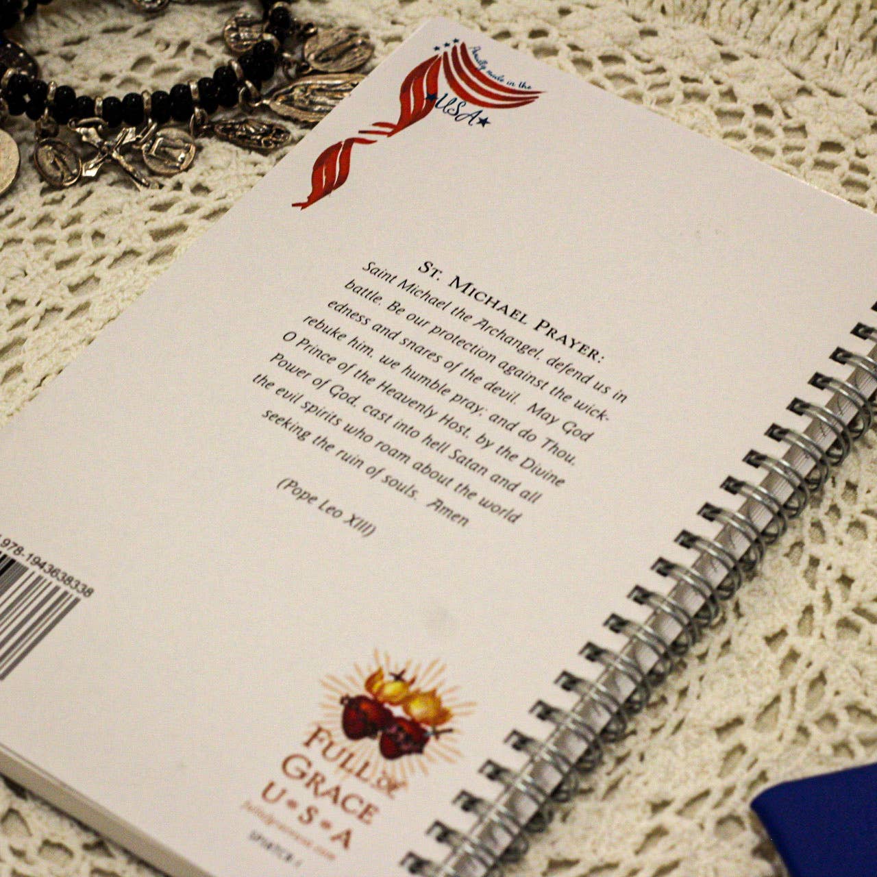 The Retro - a Full of Grace USA Company - Teen Chastity Boy: St. Michael the Archangel Writing Journal