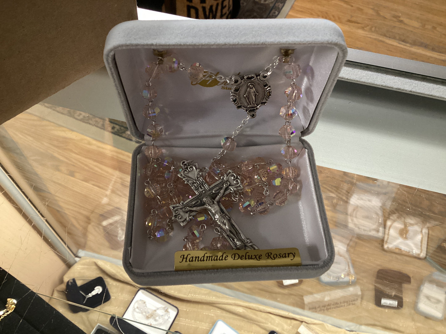 Deluxe Crystal Rose Rosary