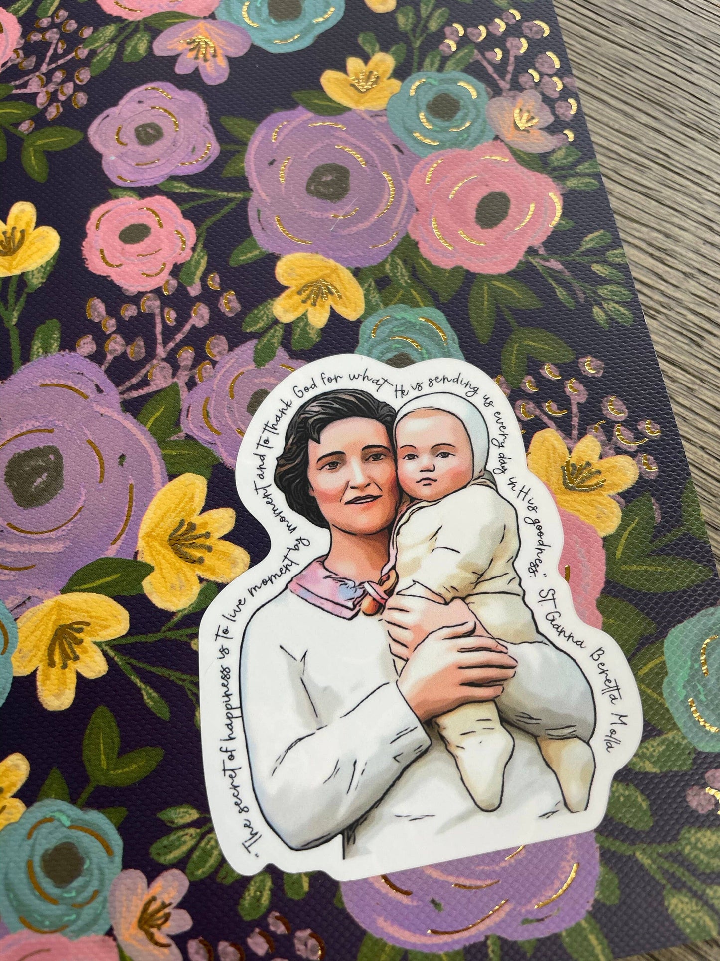 The Stump of Jesse - Saint Gianna Beretta Molla Catholic Sticker