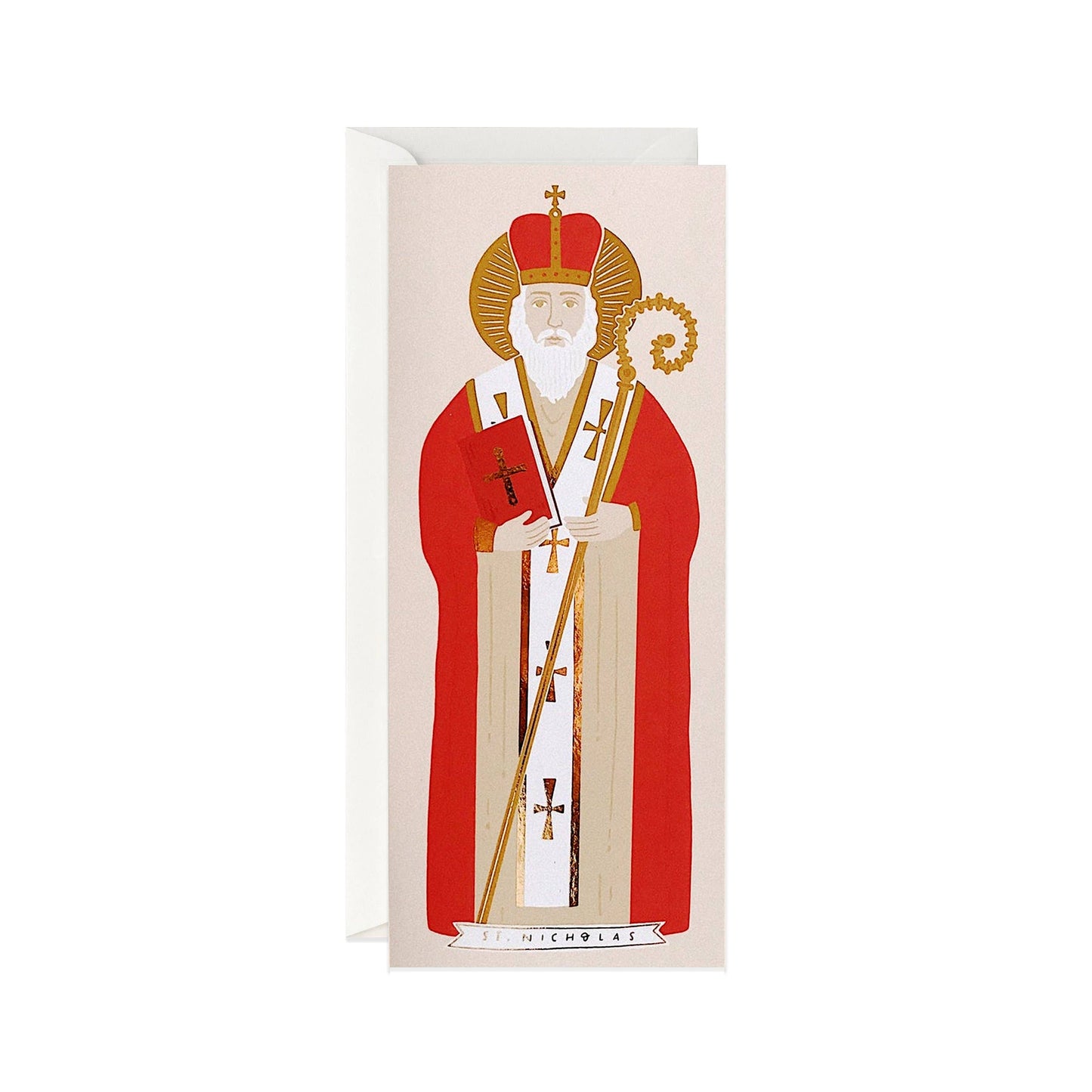 Gratia Design Co. - Gold St. Nicholas Card