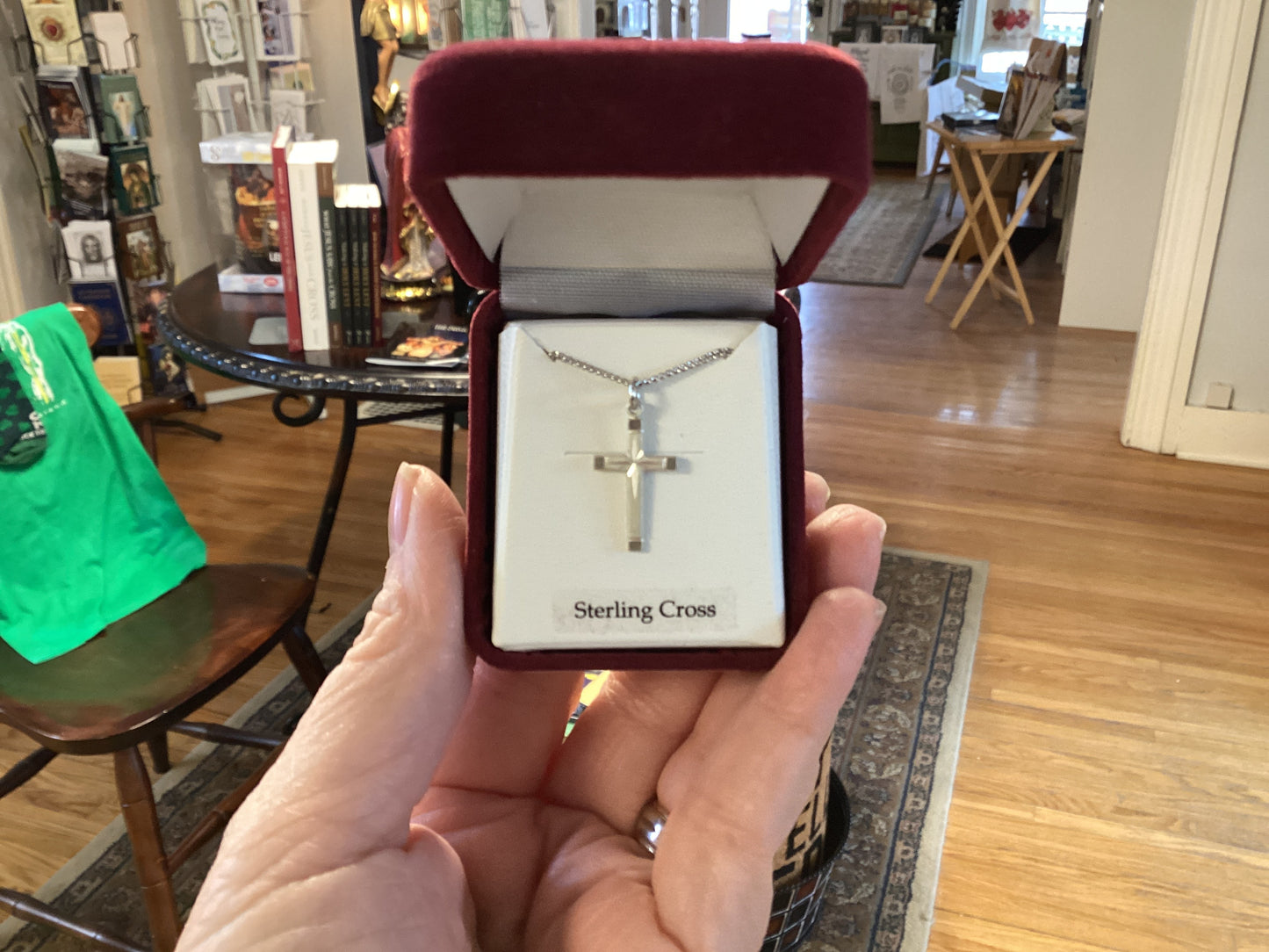 Sterling Cross Necklace