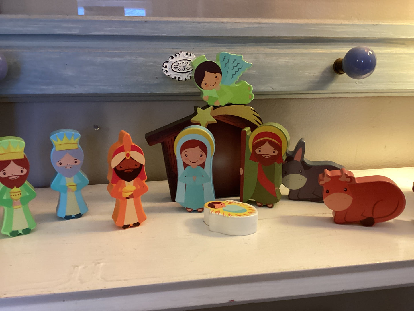 Wooden Kiddie Nativity