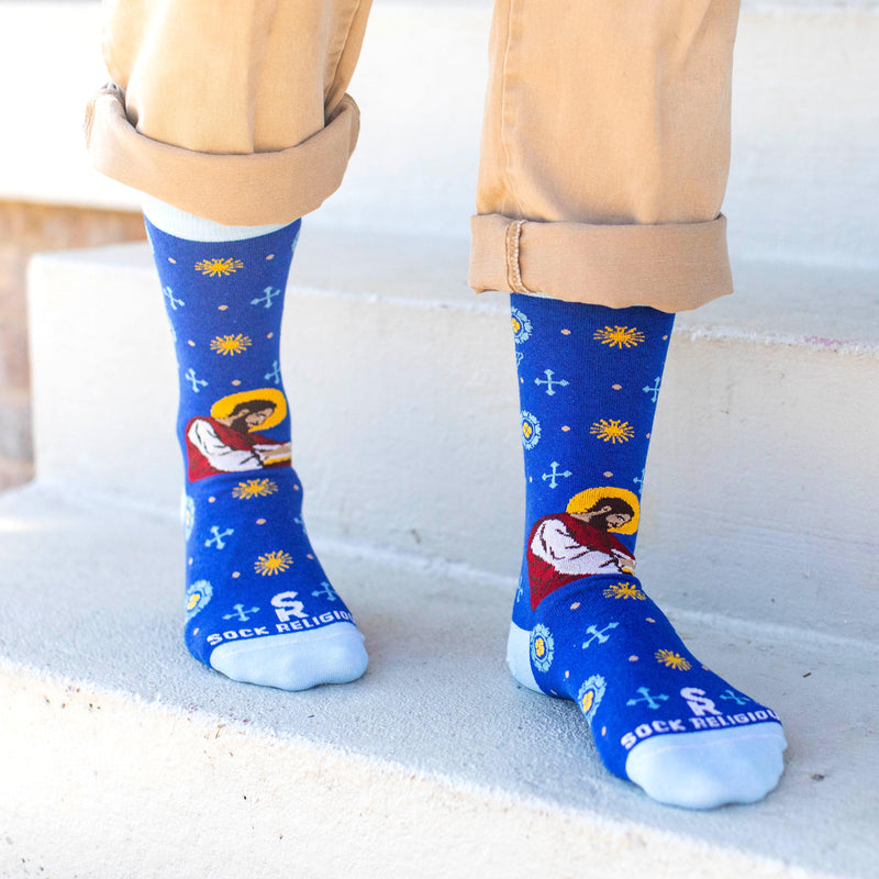 Socks Religious - Adult Size Male Saints & Archangels