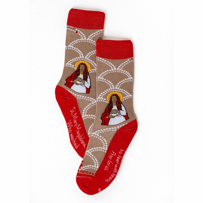 Socks Religious - Adult Size Female Saints and Holidays