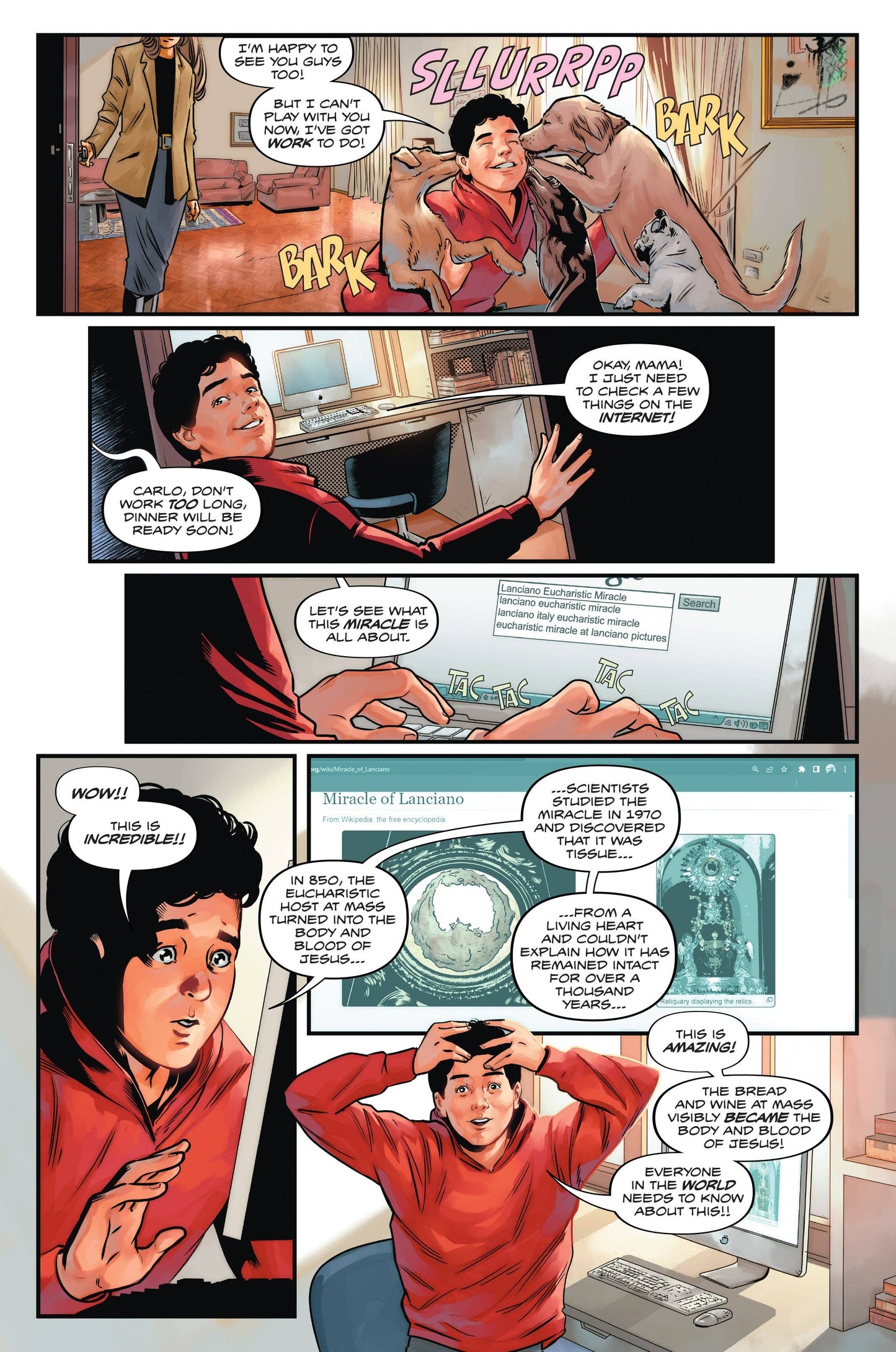 Voyage Comics & Publishing - Digital Disciple: Carlo Acutis and the Eucharist