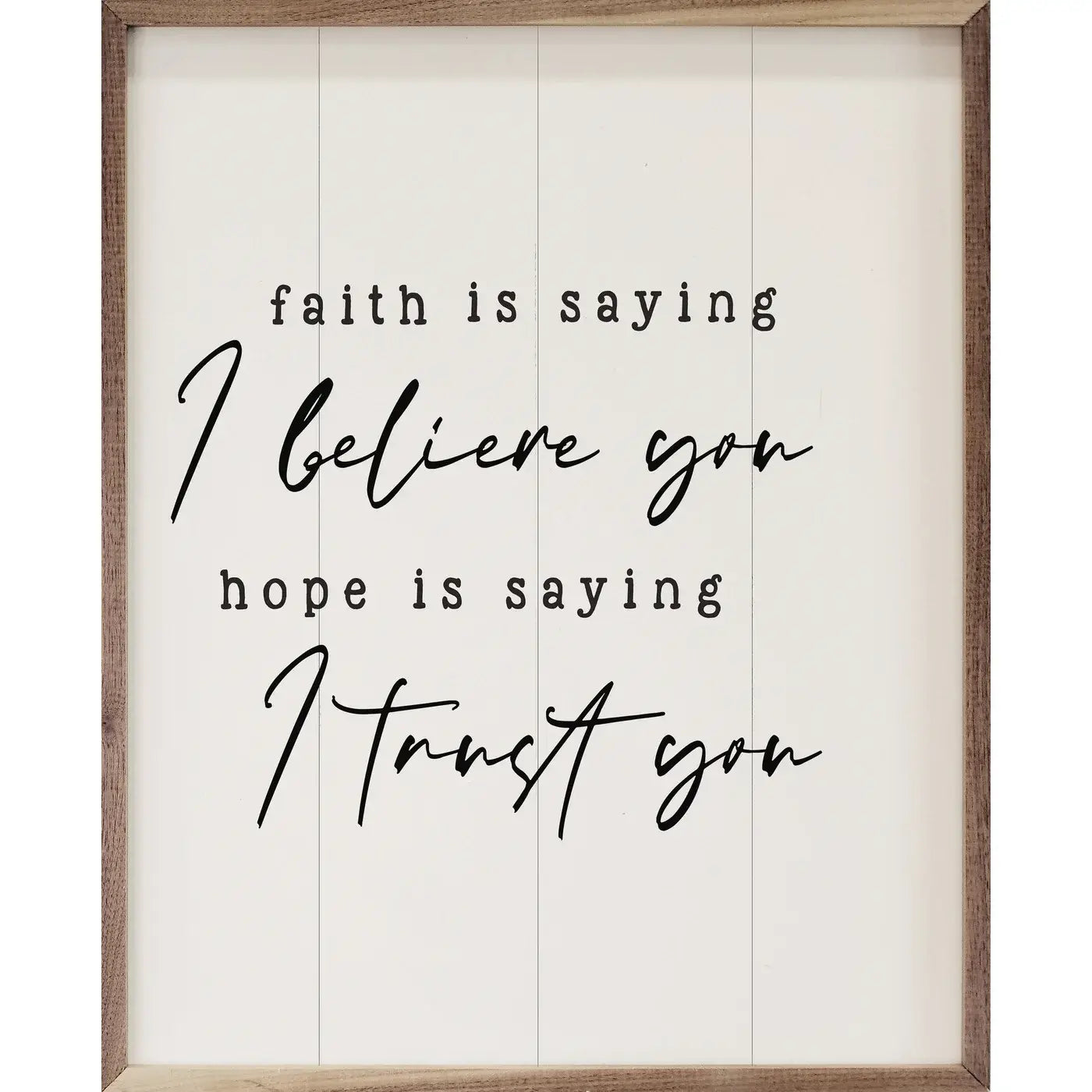 Kendrick Home - Faith Is Saying White