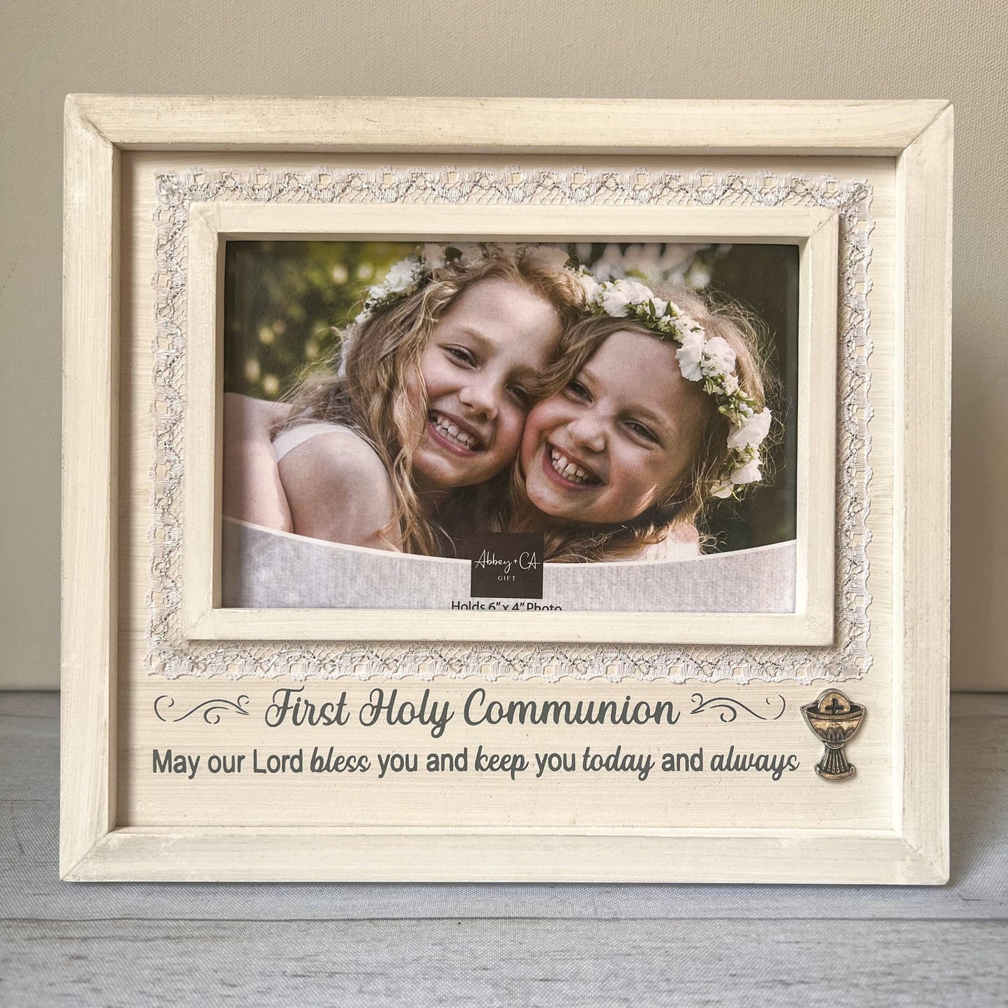 Abbey & CA Gift - Lace Detail Communion Frame