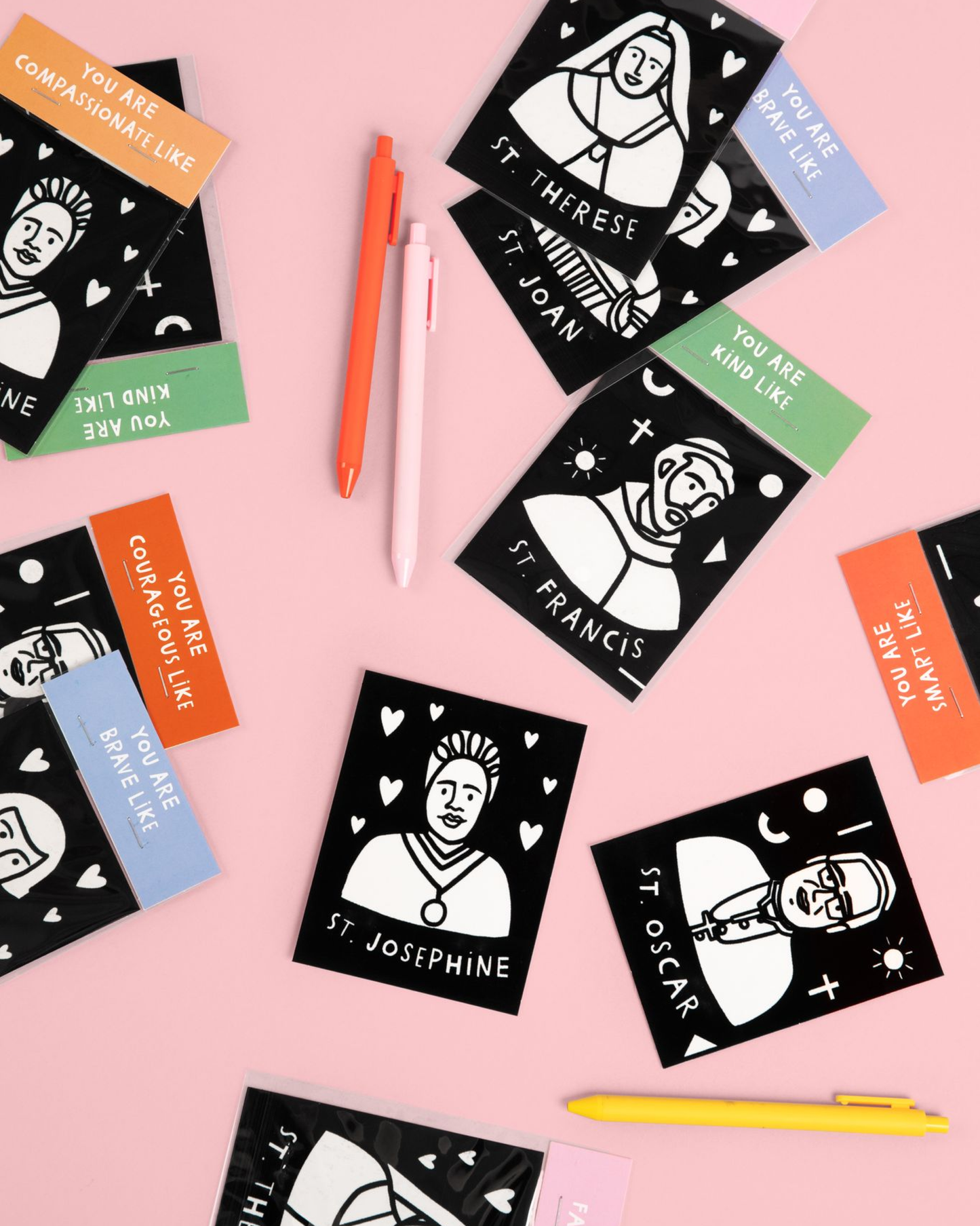 Be A Heart - Saint Valentine Fuzzy Coloring Cards