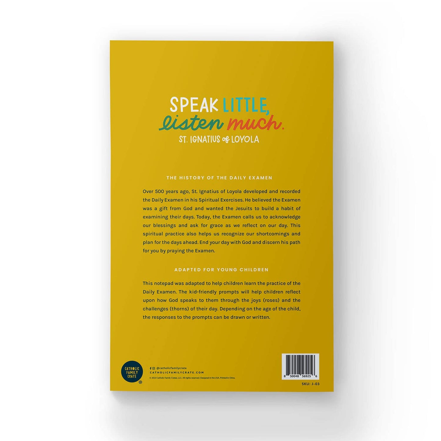 Catholic Family Crate® - Children’s Daily Examen Notepad