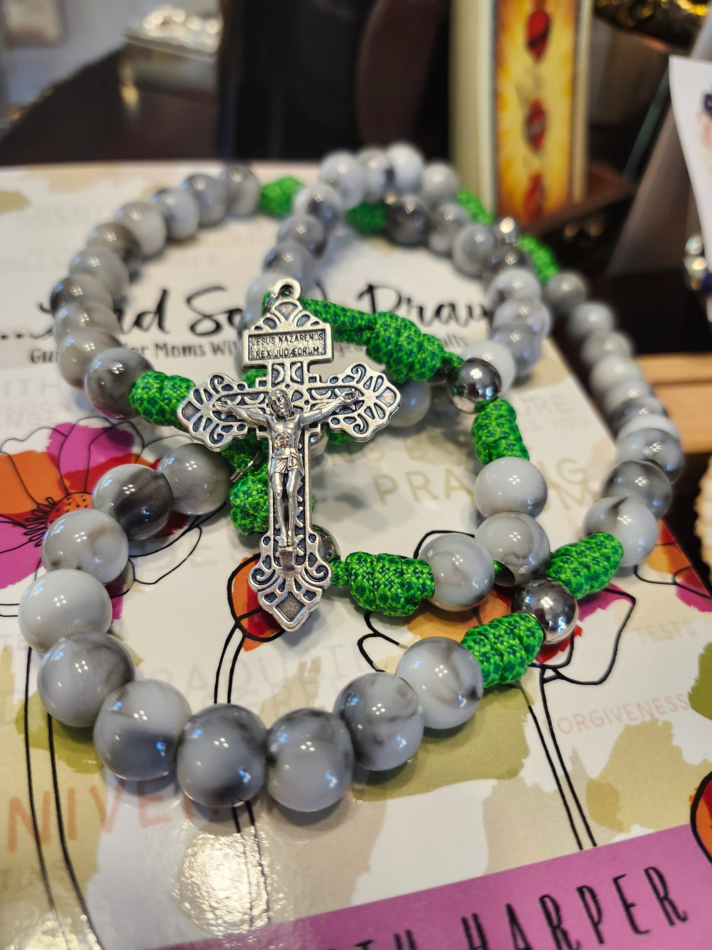 Our Lady’s Armory Acrylic/ Metal rosary
