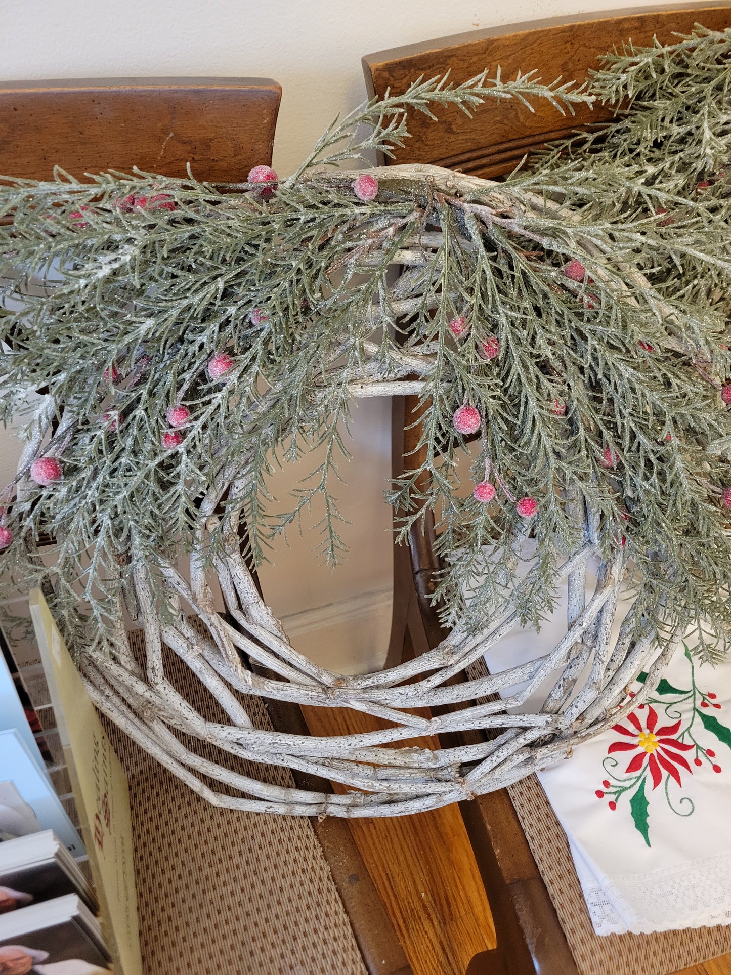 Blossom Bucket & Crossroads Home - 24" Large English Yew Candle Ring