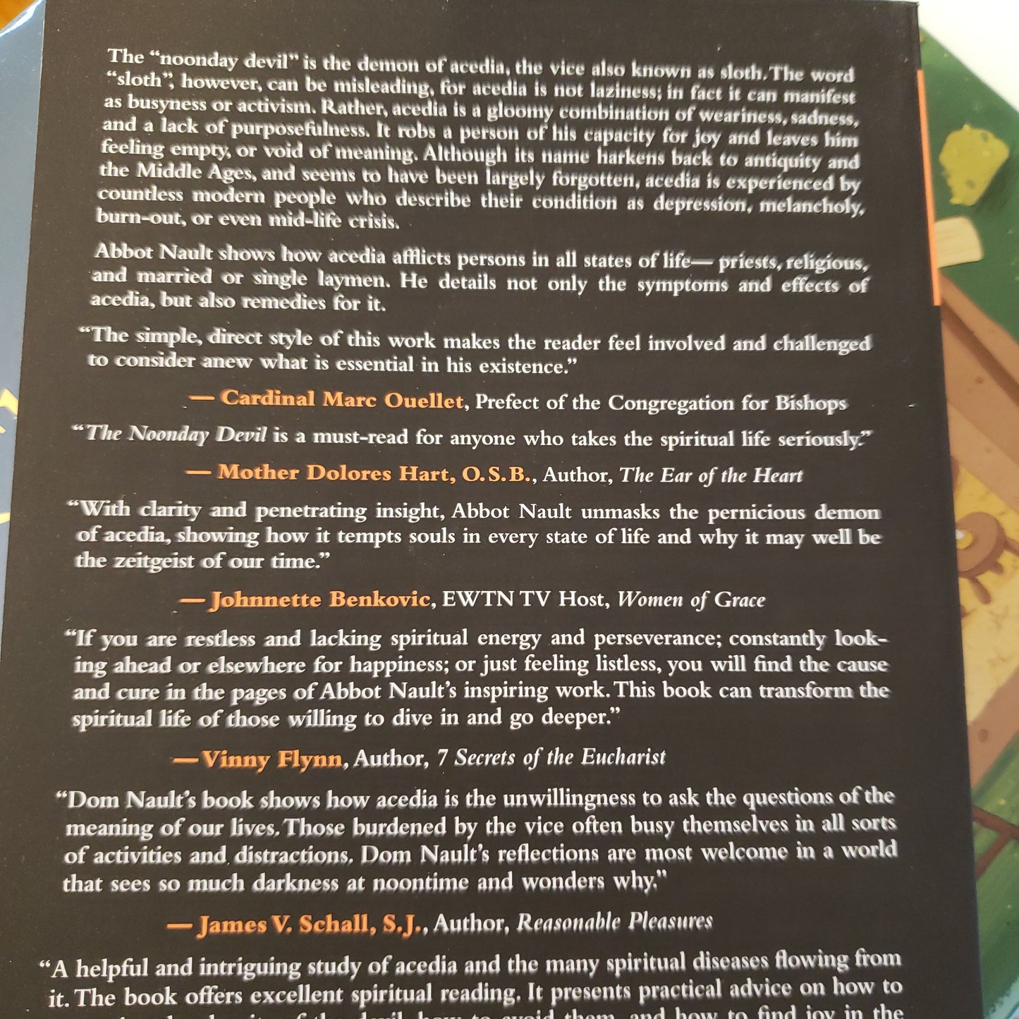 The Noonday Devil: Acedia, the Unnamed Evil of Our Times