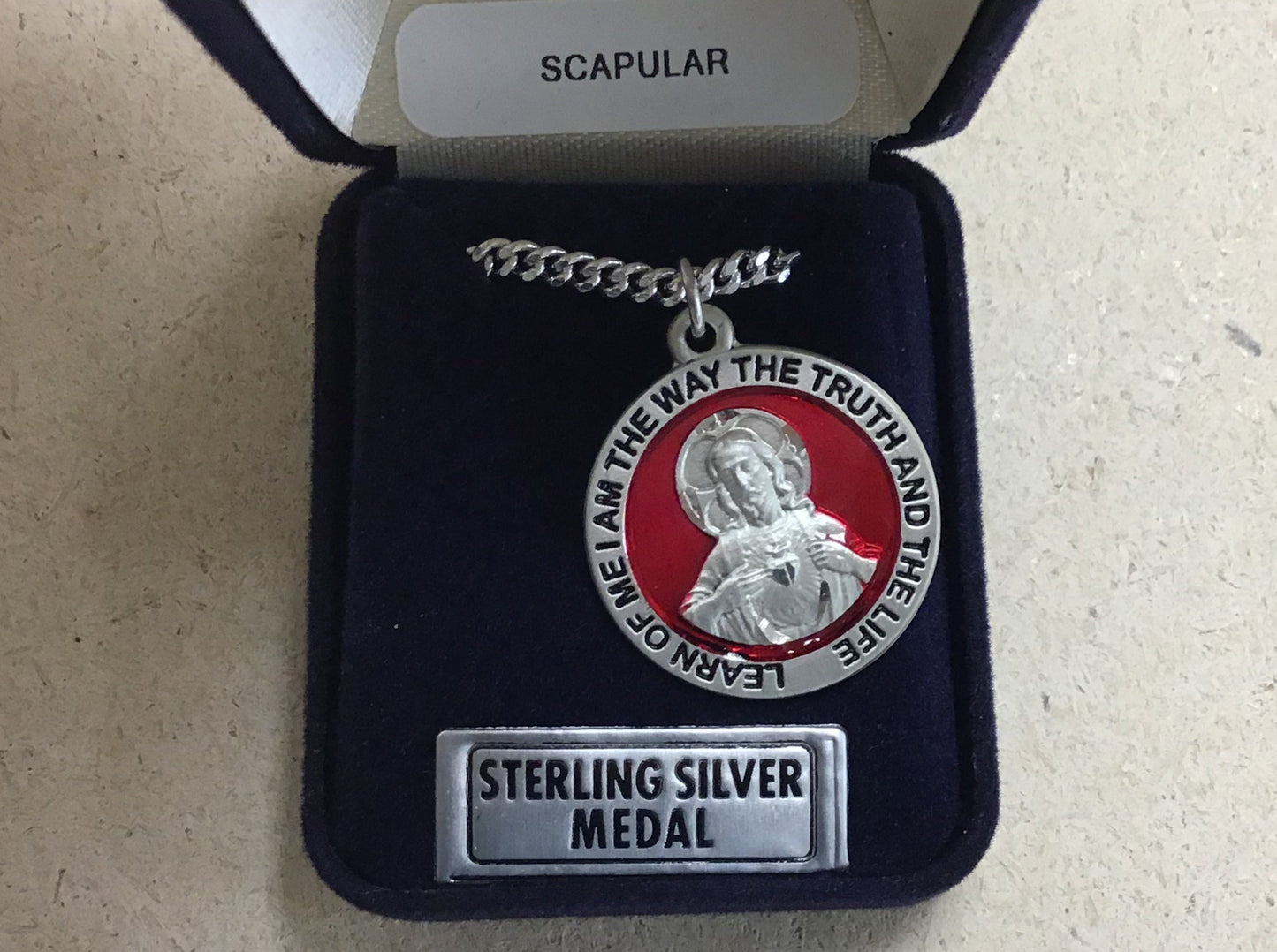 Scapular Medal with enamel