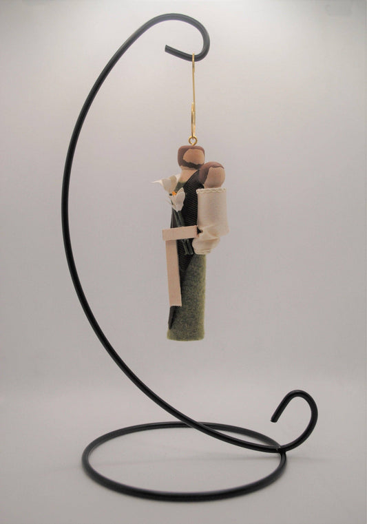Our Saint Family - St. Joseph Wooden Doll Ornament