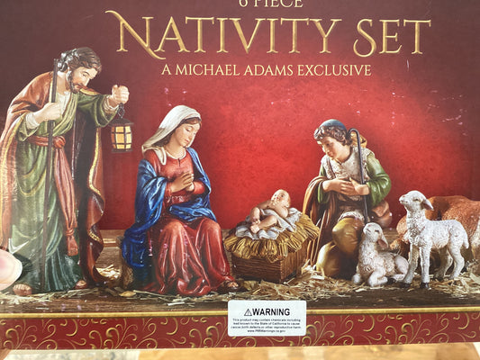 6 Piece Nativity 5” set