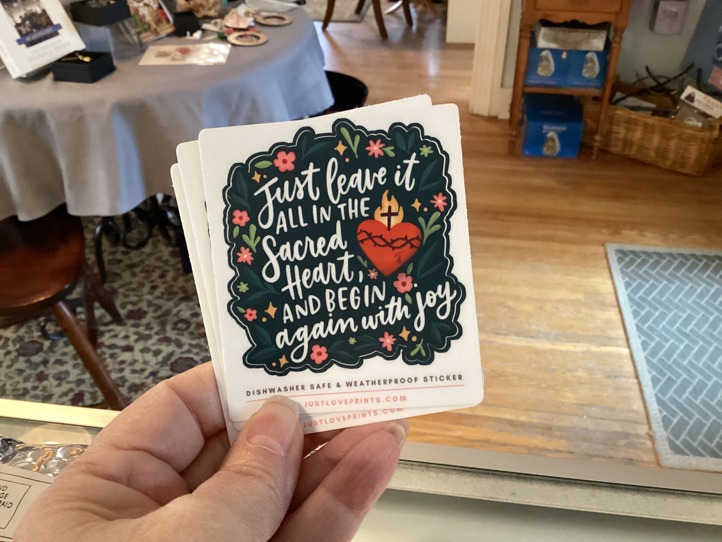 Just Love Prints - Begin Again with Joy Greeting Card