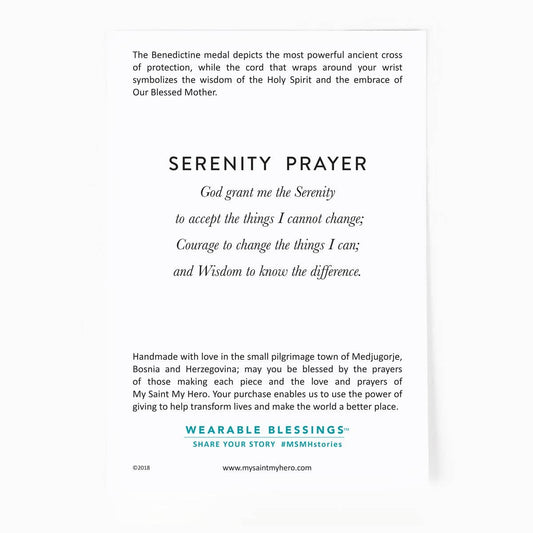 My Saint My Hero - Serenity Blessing - Metallic Gold / Gold
