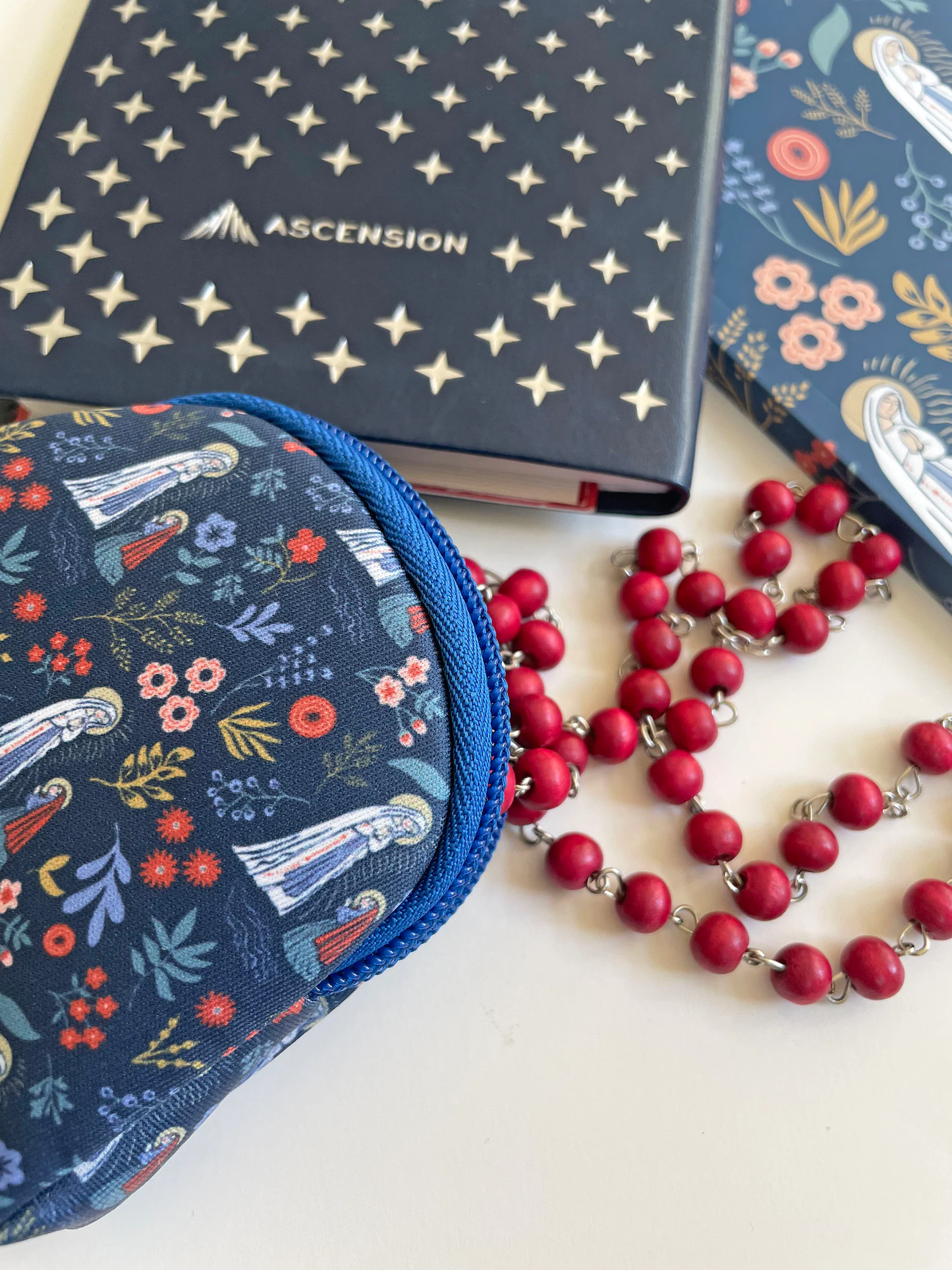 The Stump of Jesse - Rosary Our Lady of Lourdes Pouch 
Catholic Gift