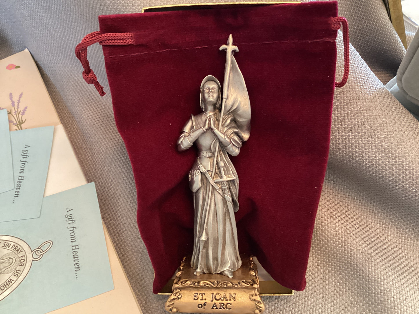 4” Pewter Statue of the Saints