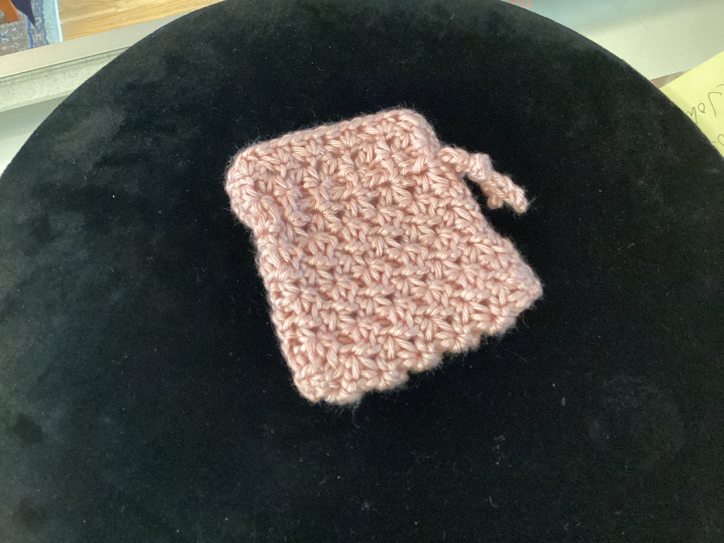 Crochet ed Rosary Pouch