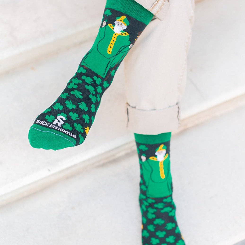 Sock Religious - St. Patrick Adult Socks