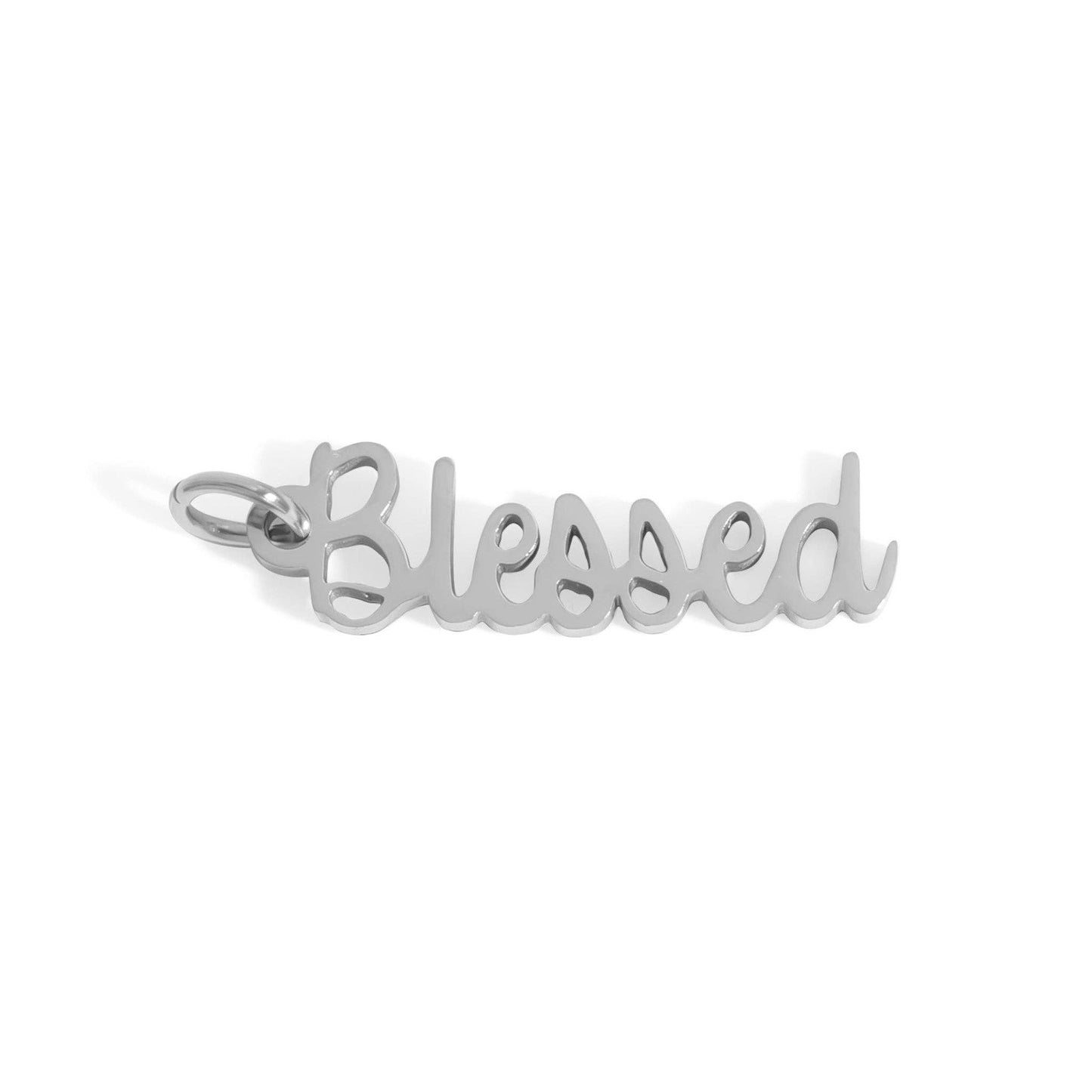 WJW - 18K Gold PVD Stainless Steel Blessed Charm
