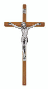 10” Walnut Crucifix