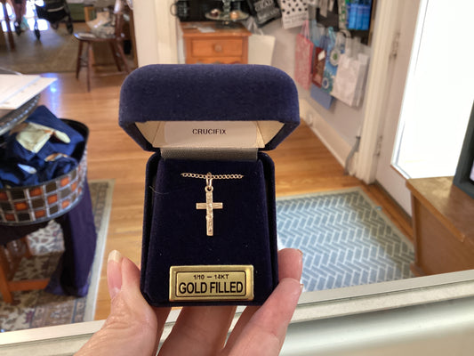 Small Crucifix, Gold Filled