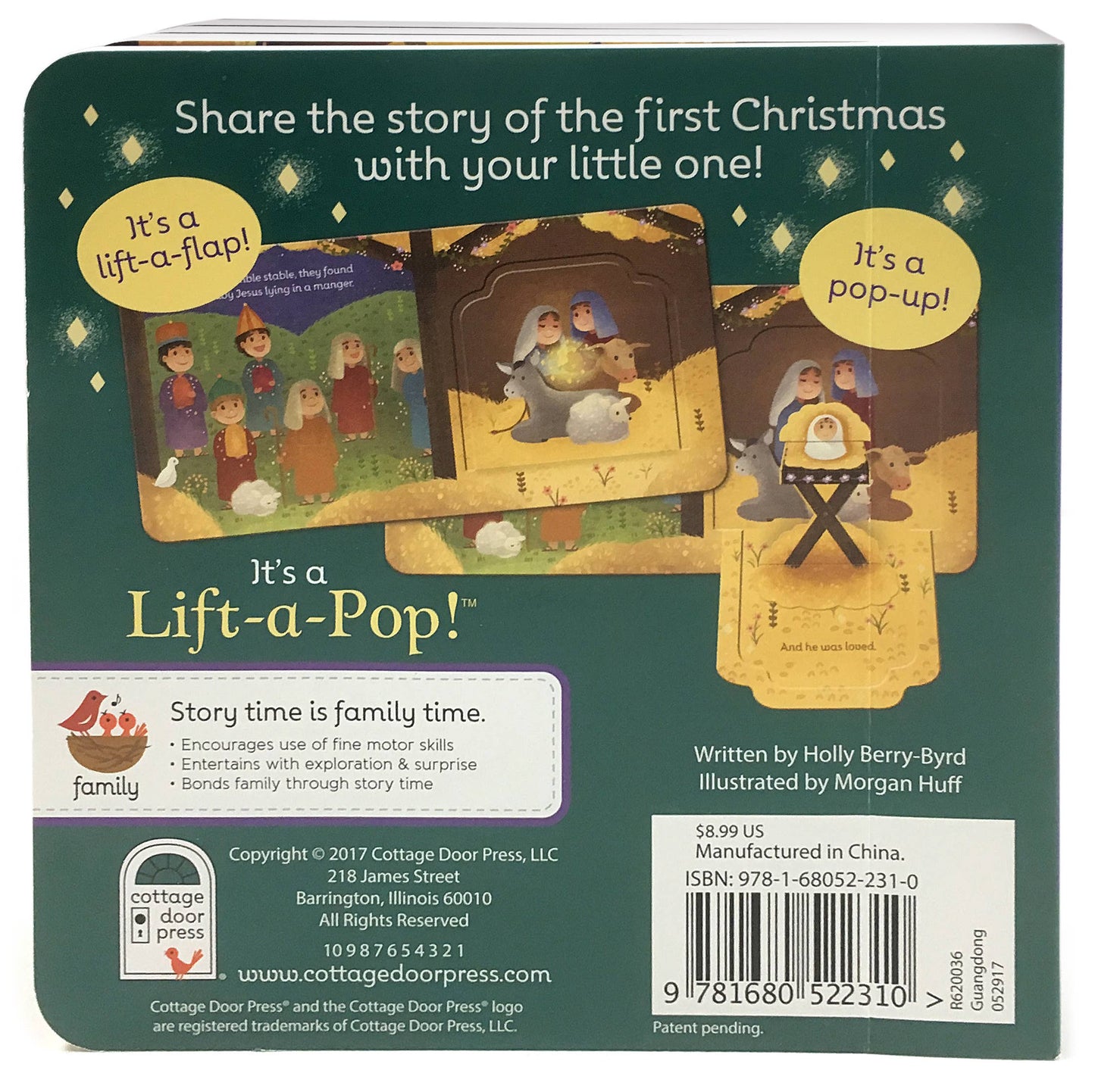 Cottage Door Press - First Christmas Lift-a-Flap Baby Jesus Board Book