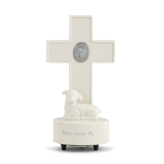 DEMDACO - Jesus Loves Me Medallion Musical Cross